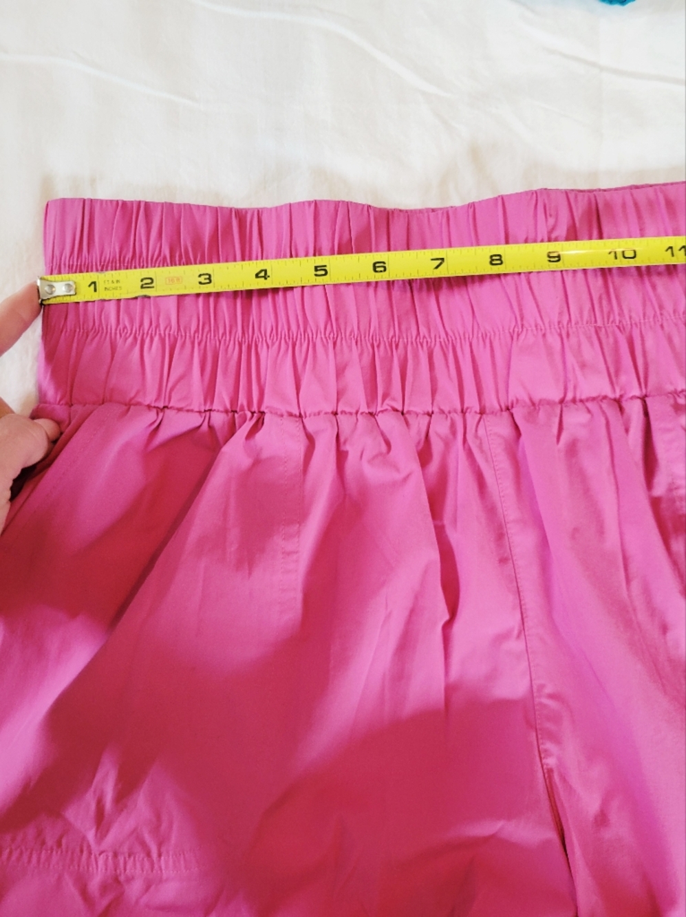 Joy Lab Shorts High Waisted Size Medium-2 Pairs Pink Teal - Picture 7 of 9